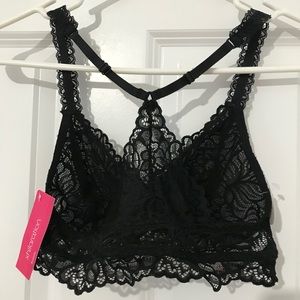 Black lace bralette pretty lingerie